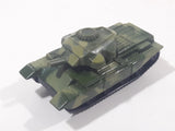 Unknown Brand Military Army Tank Camouflage Green Die Cast Toy Car Vehicle