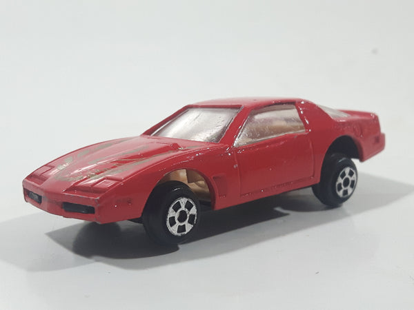 Soma Super Wheels Pontiac Firebird Red Die Cast Toy Muscle Car Vehicle