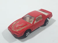 Soma Super Wheels Pontiac Firebird Red Die Cast Toy Muscle Car Vehicle