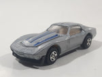 Soma Super Wheels 1973 Chevrolet Corvette Silver Die Cast Toy Car Vehicle