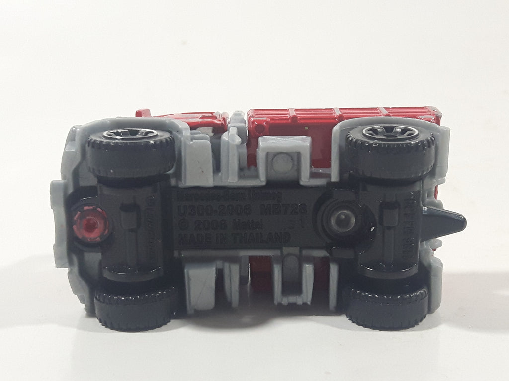 Matchbox Mercedes-Benz Unimog U300 Construction Vehicle - Red 1:64 Scale Diecast Model (3/20 In Series)
