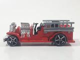 2006 Hot Wheels Old Number 5.5 Fire Truck Red Die Cast Toy Firefighting Rescue Emergency Vehicle