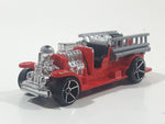 2006 Hot Wheels Old Number 5.5 Fire Truck Red Die Cast Toy Firefighting Rescue Emergency Vehicle