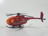 RealToy F.D.N.Y. Helicopter Red Die Cast Toy Aircraft Vehicle