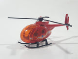 RealToy F.D.N.Y. Helicopter Red Die Cast Toy Aircraft Vehicle