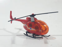 RealToy F.D.N.Y. Helicopter Red Die Cast Toy Aircraft Vehicle