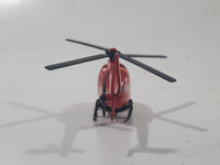 RealToy F.D.N.Y. Helicopter Red Die Cast Toy Aircraft Vehicle