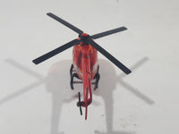 RealToy F.D.N.Y. Helicopter Red Die Cast Toy Aircraft Vehicle