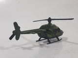 Helicopter Army Green Die Cast Toy Aircraft Vehicle