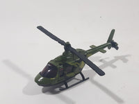 Helicopter Army Green Die Cast Toy Aircraft Vehicle