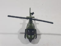Helicopter Army Green Die Cast Toy Aircraft Vehicle