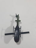 Helicopter Army Green Die Cast Toy Aircraft Vehicle