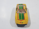 Soma Super Wheels Corvette C4 Yellow Die Cast Toy Car Vehicle with Opening Doors