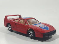 Soma Super Wheels Ferrari F40 Red Die Cast Toy Car Vehicle