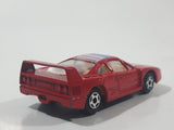 Soma Super Wheels Ferrari F40 Red Die Cast Toy Car Vehicle