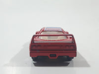 Soma Super Wheels Ferrari F40 Red Die Cast Toy Car Vehicle
