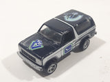 VHTF 1999 Racing Champions '80 Ford Bronco NHL Vancouver Canucks Ice Hockey Team Dark Blue and White Die Cast Toy Car Vehicle
