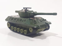 Vintage Yatming No. 1011 M36 Jackson Tank Army Green Die Cast Toy Car Vehicle