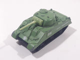 1999 Matchbox M4 A3 Sherman Tank Army Green Die Cast Toy Car Vehicle