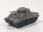 2000 Matchbox M4 A3 Sherman Tank Army Green Die Cast Toy Car Vehicle
