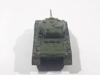2000 Matchbox M4 A3 Sherman Tank Army Green Die Cast Toy Car Vehicle