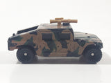 1998 Matchbox Hummer Humvee Army Camouflage Sand Beige Brown and Dark Green Die Cast Toy Car Military Vehicle
