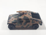 1998 Matchbox Hummer Humvee Army Camouflage Sand Beige Brown and Dark Green Die Cast Toy Car Military Vehicle