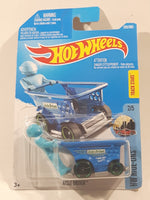 2017 Hot Wheels Track Stars HW Ride-Ons Aisle Driver Blue Die Cast Toy Car Vehicle New in Package NOT SEALED