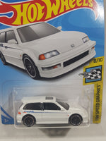 2019 Hot Wheels HW Speed Graphics '90 Honda Civic EF White Die Cast Toy Car Vehicle New in Package NOT SEALED