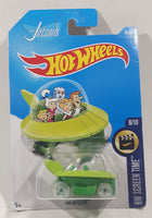2017 Hot Wheels HW Screen Time Hanna Barbera The Jetsons Capsule Car Green Die Cast Toy Car Vehicle New in Package NOT SEALED