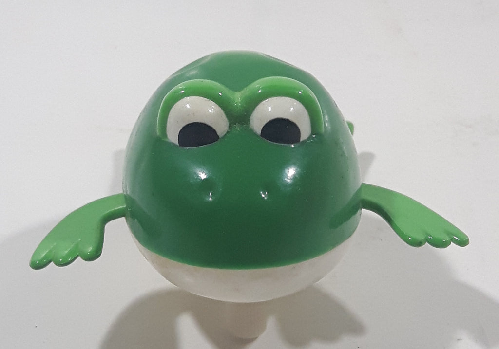 Green Frog Wind Up 2" Long Plastic Toy Figure Treasure Valley Antiques & Collectibles
