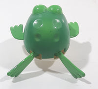 Green Frog Wind Up 2" Long Plastic Toy Figure