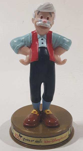 2002 McDonald's Walt Disney World 100 Years of Magic 1940 Pinocchio Geppetto 4 1/8" Tall Toy Figure