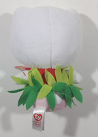 2016 Ty Beanie Babies Sanrio Hello Kitty I Love Hawaii 6" Tall Toy Stuffed Plush Character New with Tags