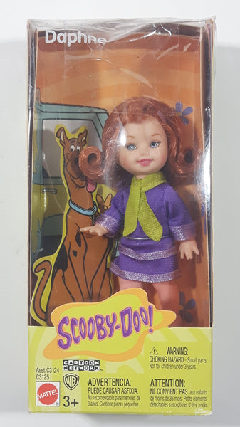 2003 Mattel Warner Bros Cartoon Network Hanna Barbera Scooby-Doo! Daphne 4 1/4" Tall Toy Doll New in Box