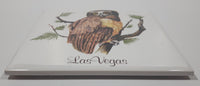 Vintage Las Vegas Owl Themed 6" x 6" Ceramic Tile Trivet