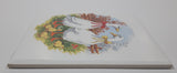 Vintage White Goose Birds and Baby Chicks Themed 6" x 6" Ceramic Tile Trivet