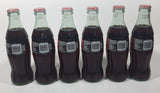 1996 Coca-Cola 1966 Season's Greetings Santa Claus Christmas 6-Pack of Full Never Opened 8 oz. Glass Bottles with Paper Carrier
