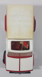 Rare Vintage Tonka Canadian Tire Pickup Truck with Box Cap and Driver 9 1/4" Long Pressed Steel and Plastic Toy Car Vehicle