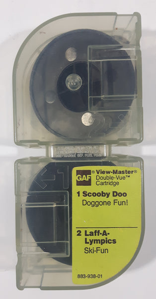 Vintage GAF View-Master Double-Vue Cartridge Picture Viewer Scooby Doo Doggone Fun! and Laff-A-Lympics Ski-Fun