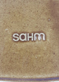 Vintage Sahm Heforder Pils Premium-Exquisit Brown 6" Ceramic Ash Tray