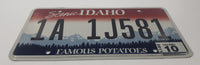2011 Scenic Idaho Famous Potatoes Metal Vehicle License Plate Tag 1A 1J581