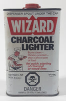 Vintage Boyle-Miwday Canada Limited Wizard Charcoal Lighter 16 Fl. Oz 454.6 c.c. Metal Can