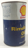 Vintage Shell Rimula CT Oil Series 3 One Quart 1.14 Litres Metal Can