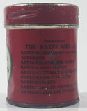Antique Bates Eyelets 500 No. 2 Med. Small Red 2 3/8" Tall Tin Metal Can