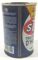 Vintage STP Oil Treatment Engine Protection 400mL 4 1/2" Tall Metal Can