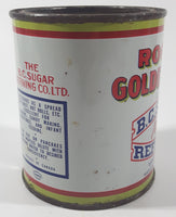 Vintage Rogers Syrup Golden Sugar Vancouver, B.C. Sugar Refinery 2lb Tin Metal Can