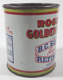 Vintage Rogers Syrup Golden Sugar Vancouver, B.C. Sugar Refinery 2lb Tin Metal Can