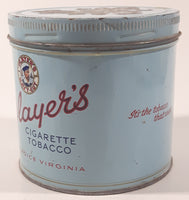 Vintage Player's Navy Cut Cigarette Tobacco Choice Virginia Light Blue Metal Tin Can