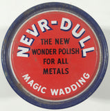 Vintage Nevr-Dull The Original Magic Wadding Polish 2 5/8" Tall Tin Metal Can